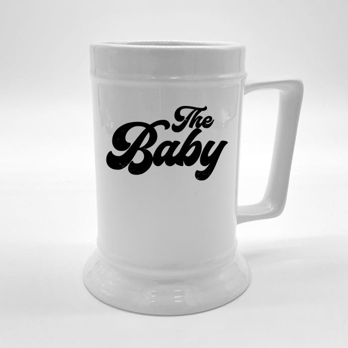 Retro The Baby Matching Family Front & Back Beer Stein