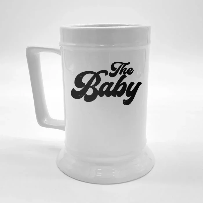 Retro The Baby Matching Family Front & Back Beer Stein