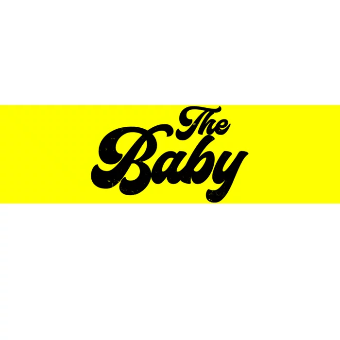 Retro The Baby Matching Family Bumper Sticker