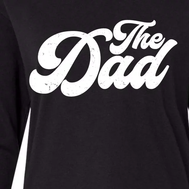 Retro The Dad Matching Family Womens Cotton Relaxed Long Sleeve T-Shirt