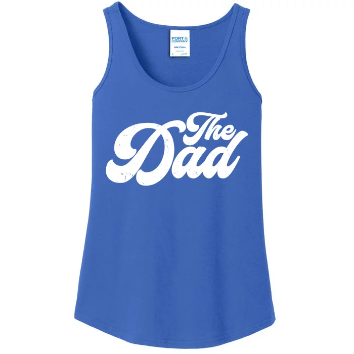 Retro The Dad Matching Family Ladies Essential Tank