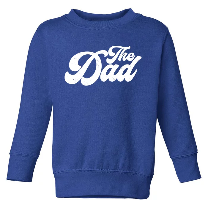 Retro The Dad Matching Family Toddler Sweatshirt