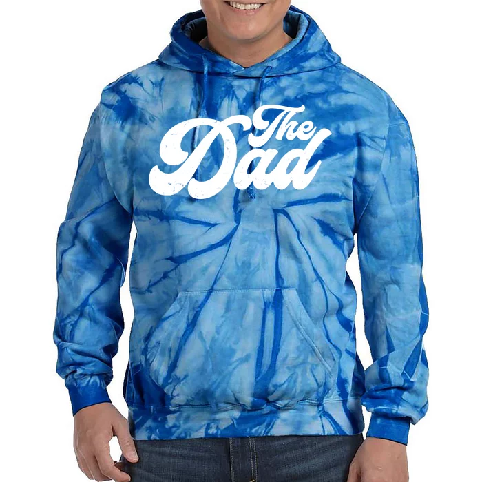 Retro The Dad Matching Family Tie Dye Hoodie