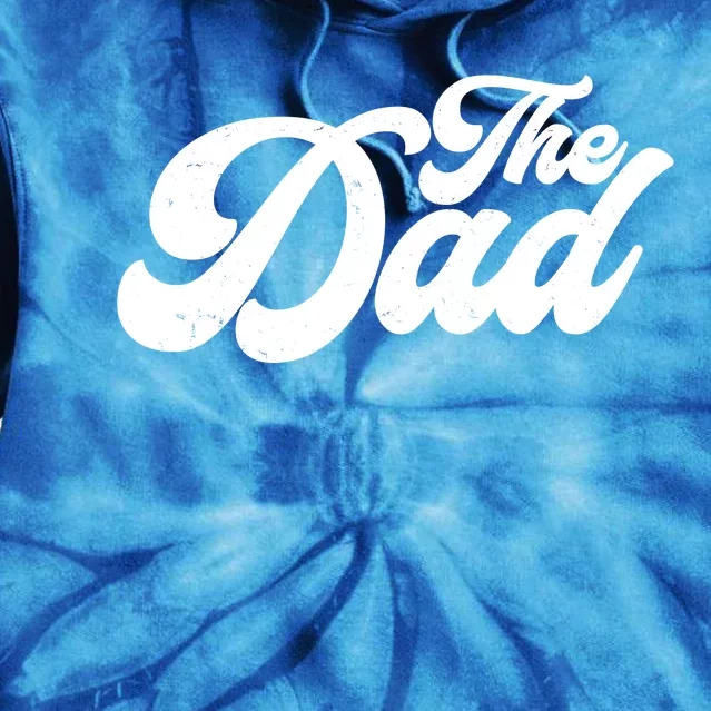 Retro The Dad Matching Family Tie Dye Hoodie