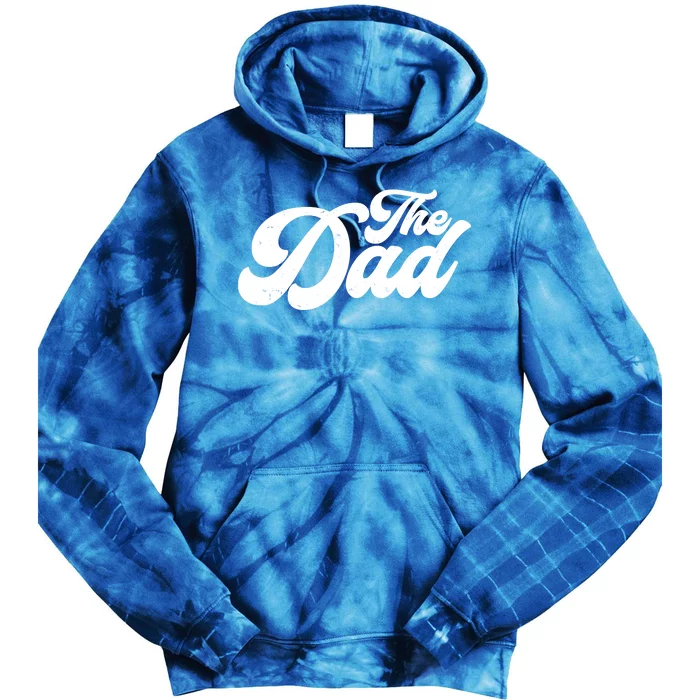 Retro The Dad Matching Family Tie Dye Hoodie