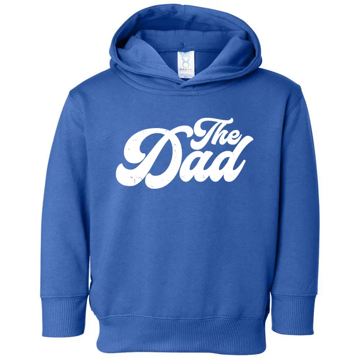 Retro The Dad Matching Family Toddler Hoodie