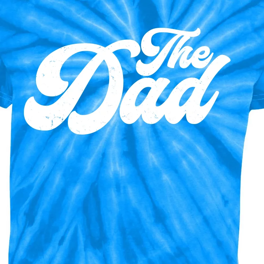 Retro The Dad Matching Family Kids Tie-Dye T-Shirt