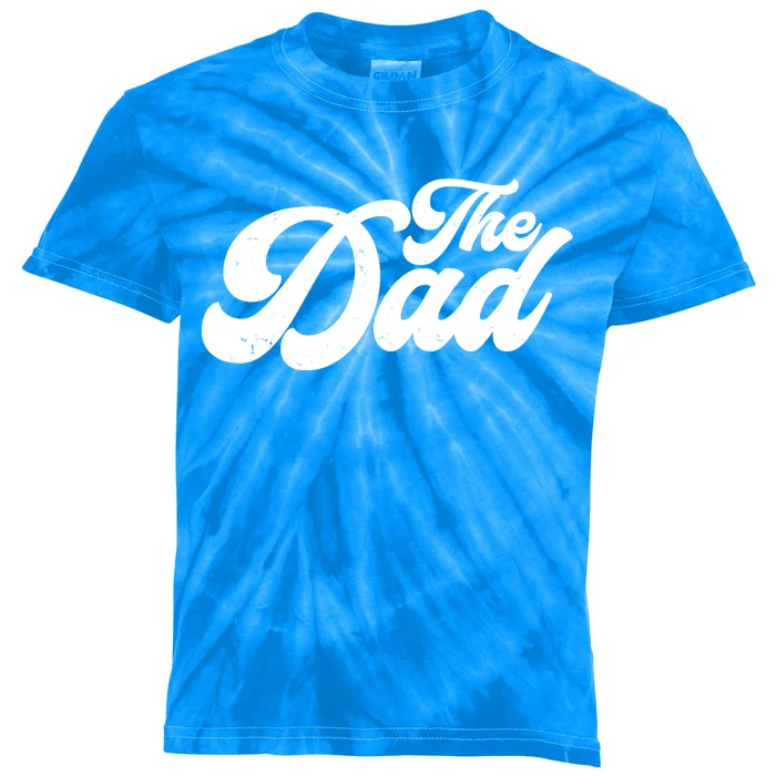 Retro The Dad Matching Family Kids Tie-Dye T-Shirt