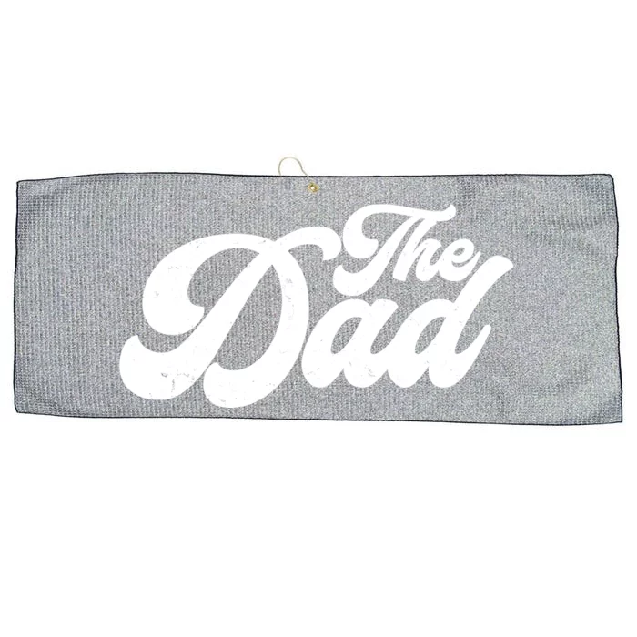 Retro The Dad Matching Family Large Microfiber Waffle Golf Towel