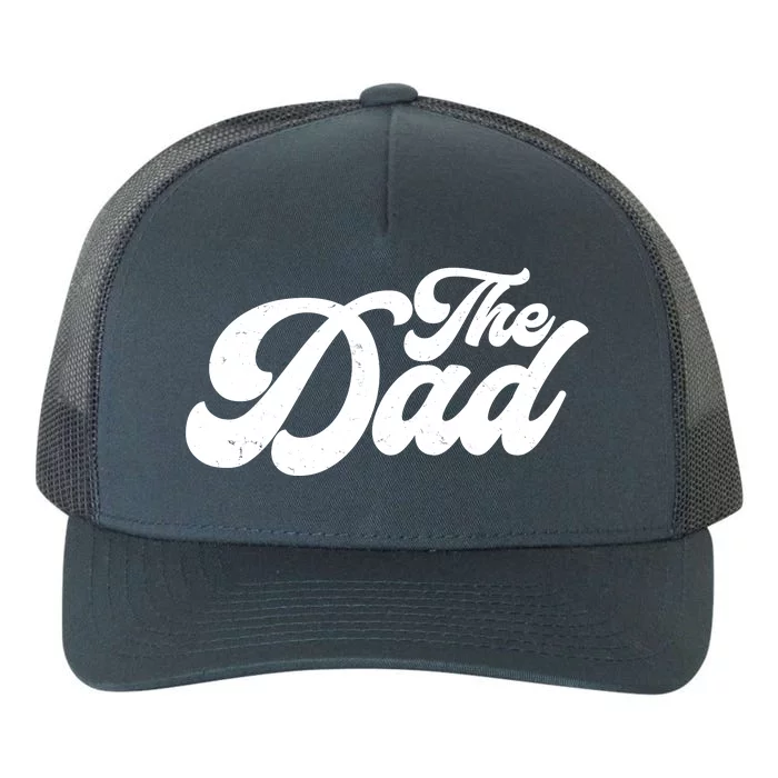 Retro The Dad Matching Family Yupoong Adult 5-Panel Trucker Hat