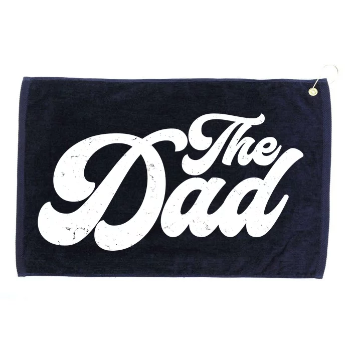 Retro The Dad Matching Family Grommeted Golf Towel