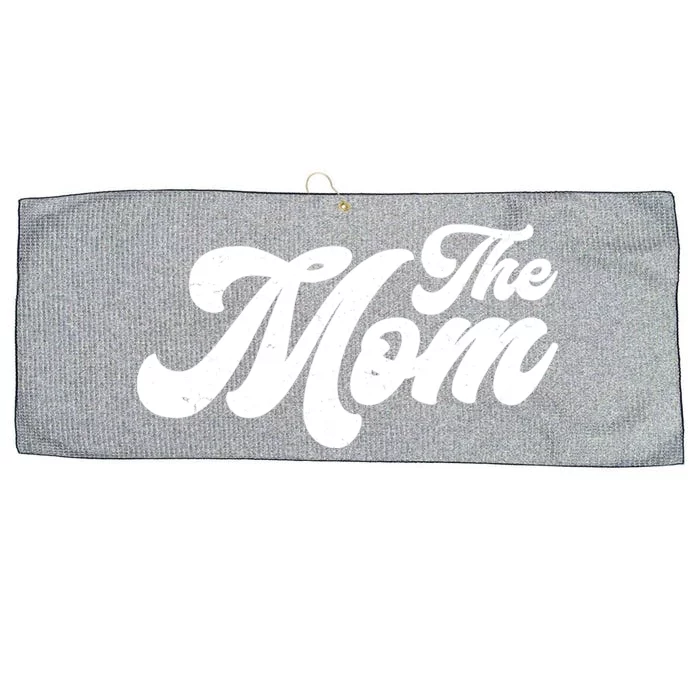 Retro The Mom Matching Family Large Microfiber Waffle Golf Towel