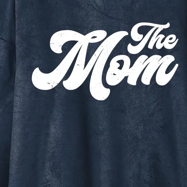 Retro The Mom Matching Family Hooded Wearable Blanket