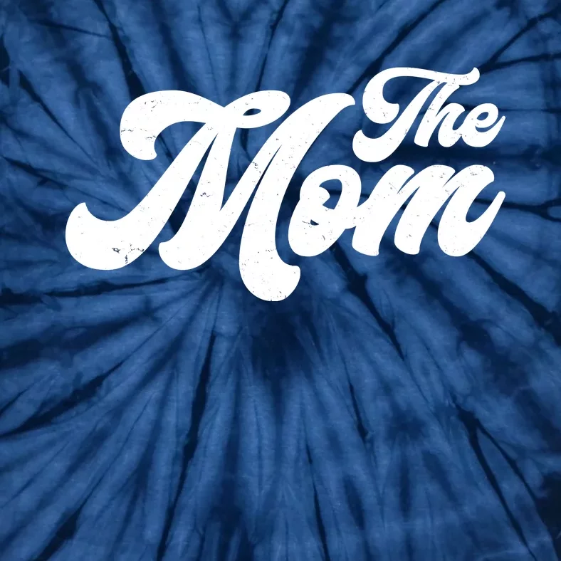 Retro The Mom Matching Family Tie-Dye T-Shirt