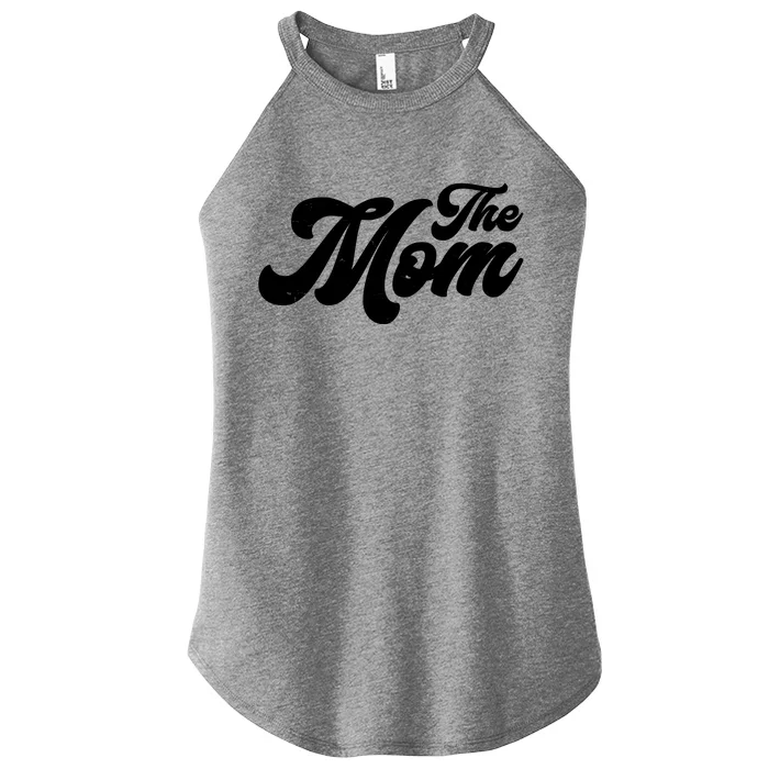 Retro The Mom Matching Family Women’s Perfect Tri Rocker Tank