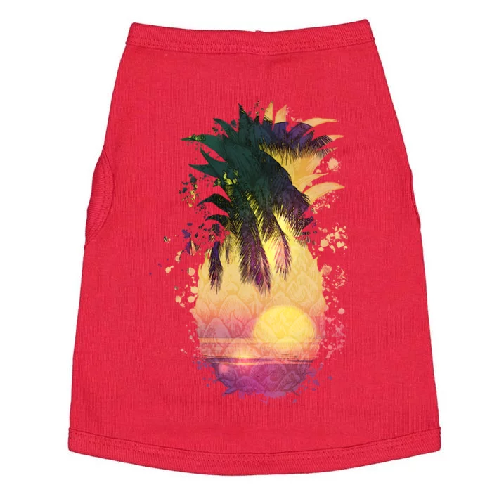 Retro Tropical Pineapple Doggie Tank