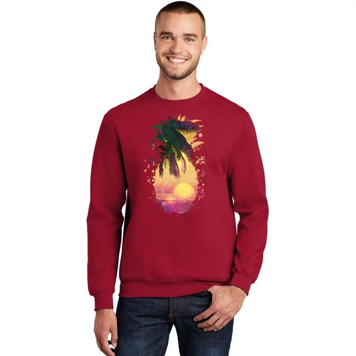 Retro Tropical Pineapple Sweatshirt