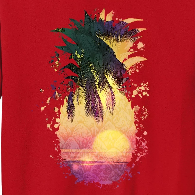 Retro Tropical Pineapple Sweatshirt