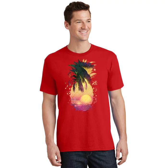 Retro Tropical Pineapple T-Shirt