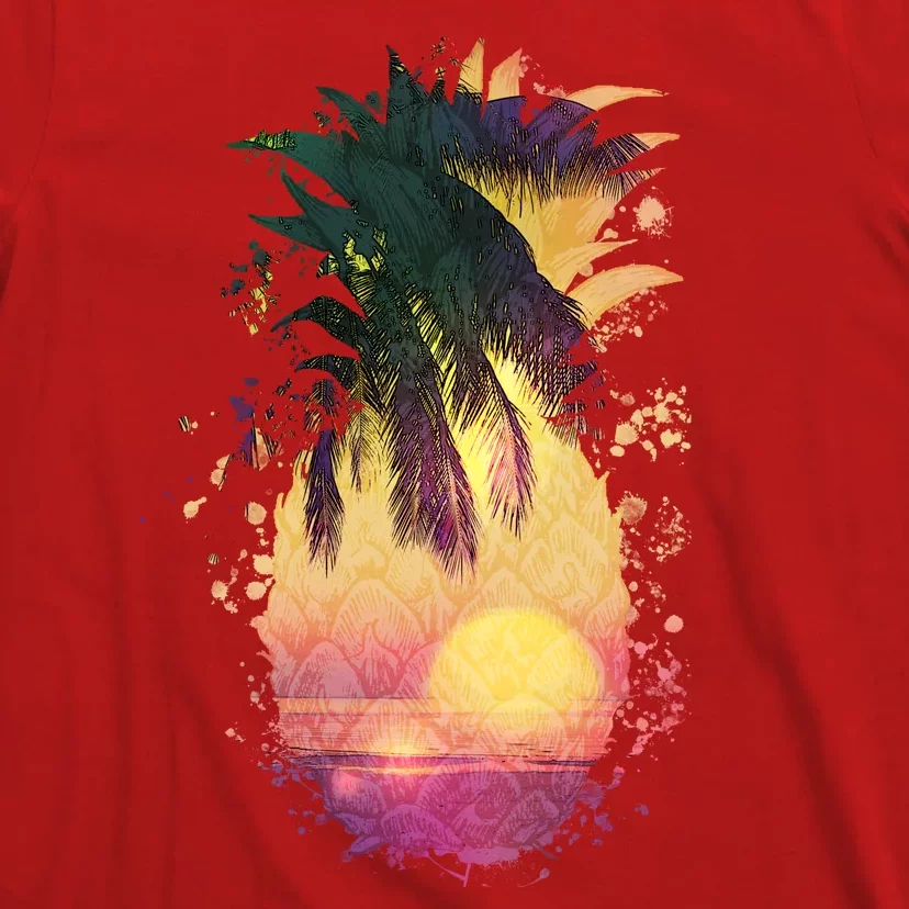 Retro Tropical Pineapple T-Shirt