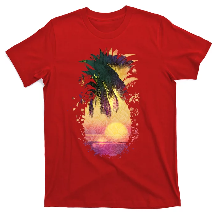 Retro Tropical Pineapple T-Shirt