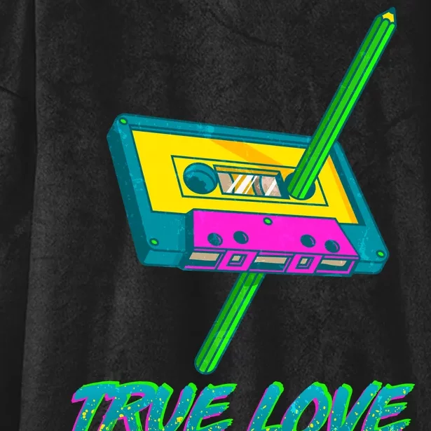 Retro True Love Hooded Wearable Blanket