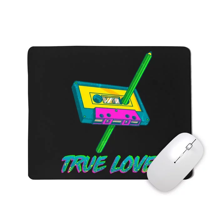 Retro True Love Mousepad