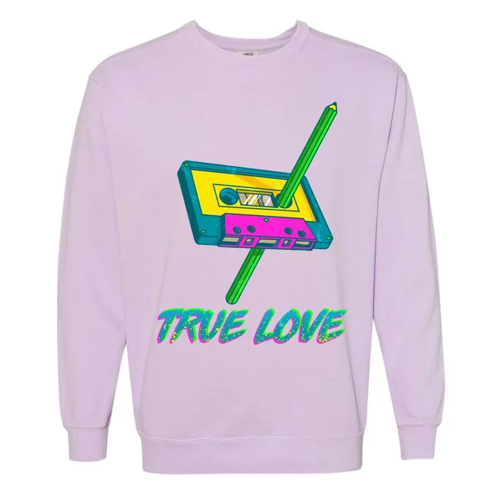 Retro True Love Garment-Dyed Sweatshirt