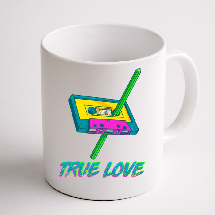 Retro True Love Front & Back Coffee Mug