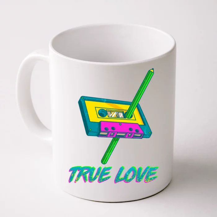 Retro True Love Front & Back Coffee Mug