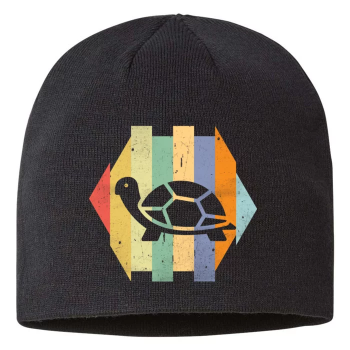 Retro Turtle Silhouette 8 1/2in Sustainable Knit Beanie