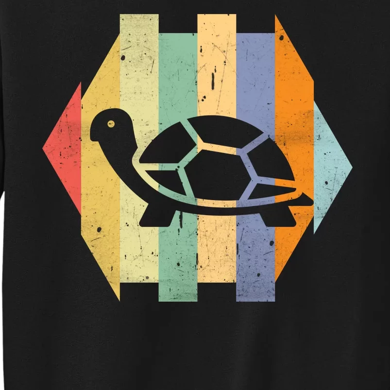 Retro Turtle Silhouette Tall Sweatshirt