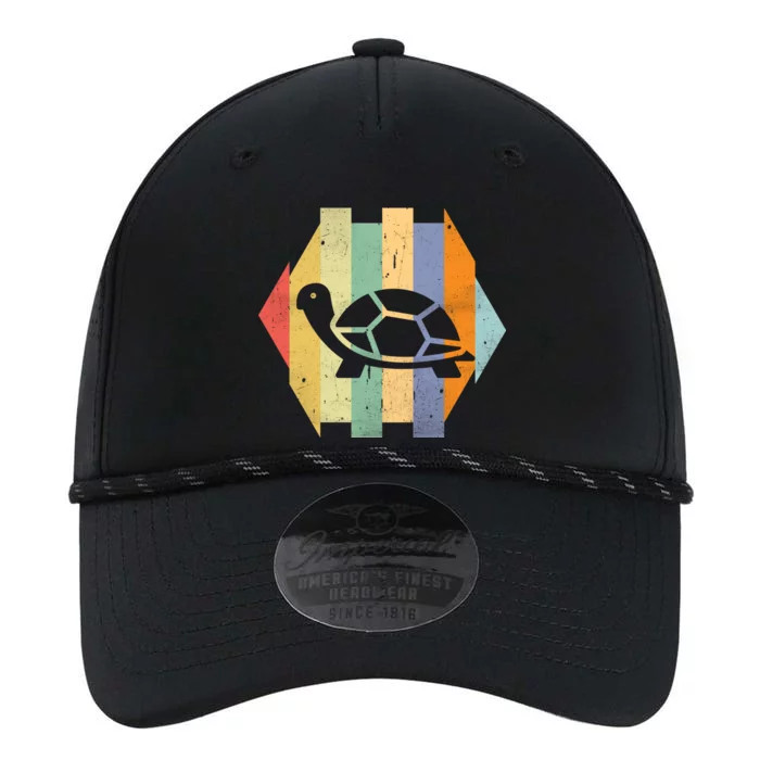 Retro Turtle Silhouette Performance The Dyno Cap