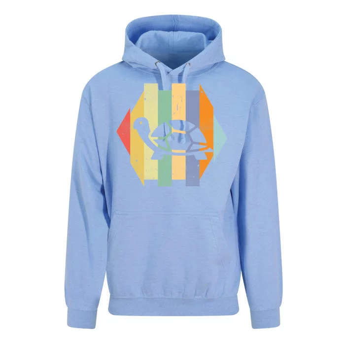 Retro Turtle Silhouette Unisex Surf Hoodie