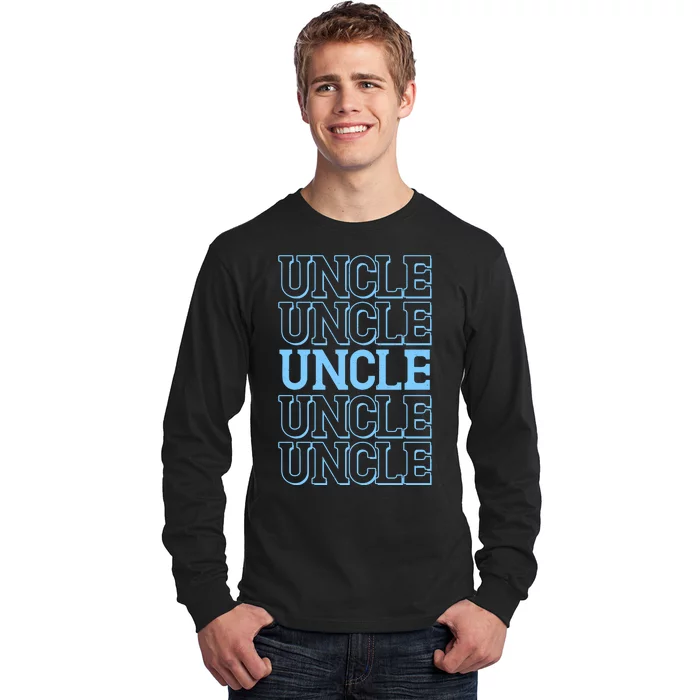 Retro Uncle Pattern Long Sleeve Shirt