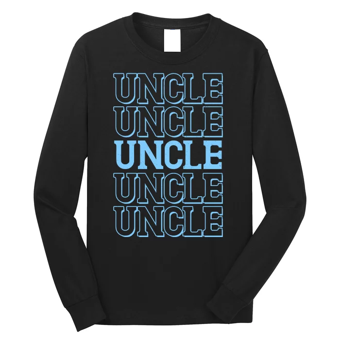 Retro Uncle Pattern Long Sleeve Shirt