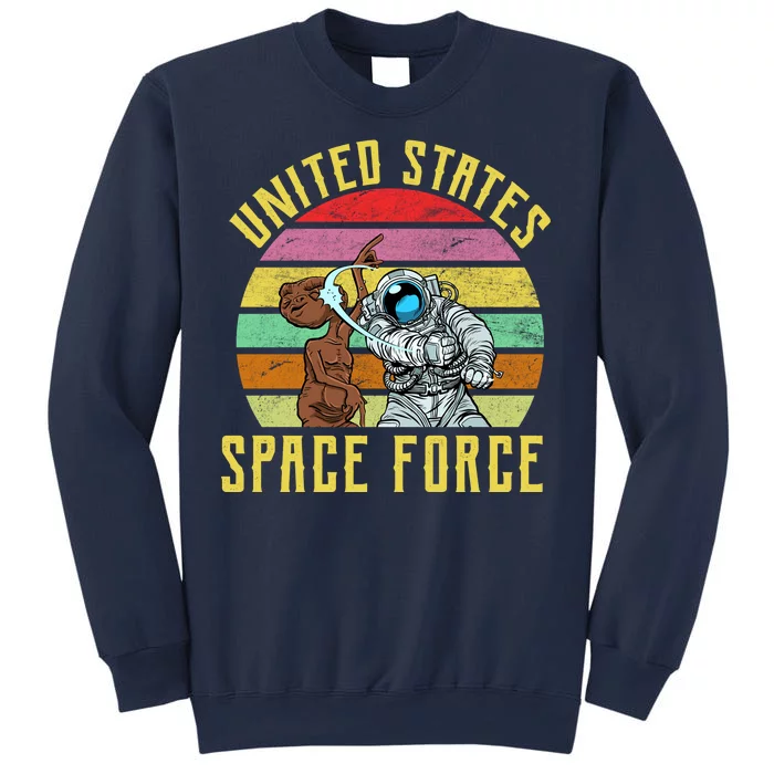 Retro United States Space Force Alien Sweatshirt