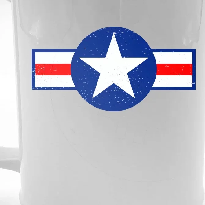 Retro US Army USA Star Logo Front & Back Beer Stein