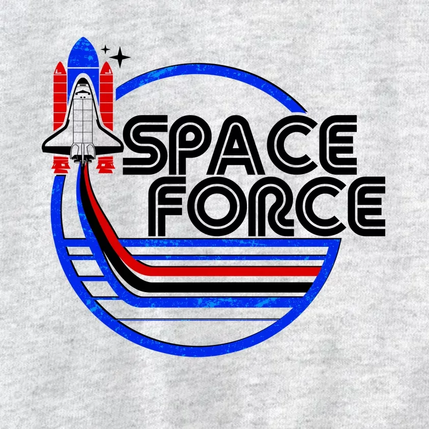 Retro USA American Space Force Emblem Kids Sweatshirt