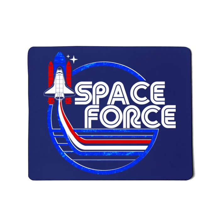 Retro USA American Space Force Emblem Mousepad