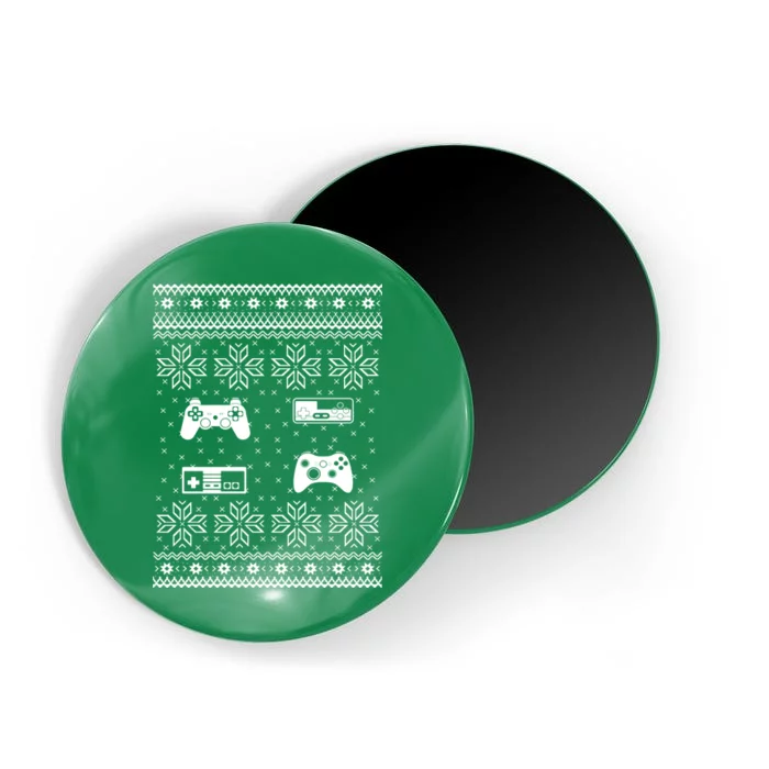 Retro Video Game Ugly Christmas Magnet