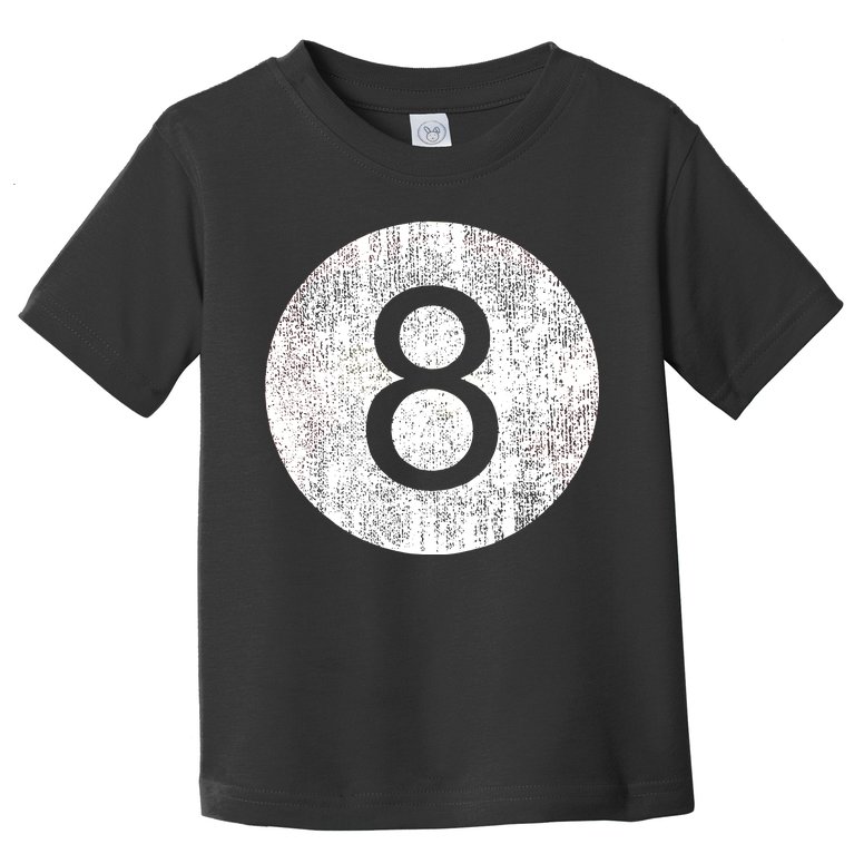Retro Vintage 8 Ball Logo Toddler T-Shirt
