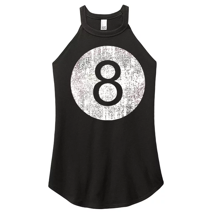 Retro Vintage 8 Ball Logo Women’s Perfect Tri Rocker Tank