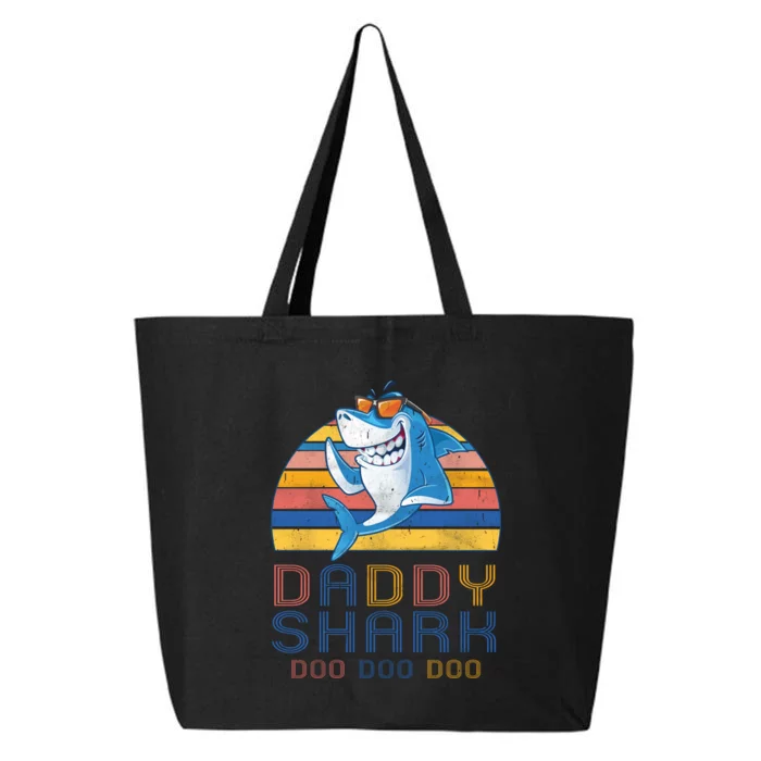 Retro Vintage Daddy Shark Doo 25L Jumbo Tote