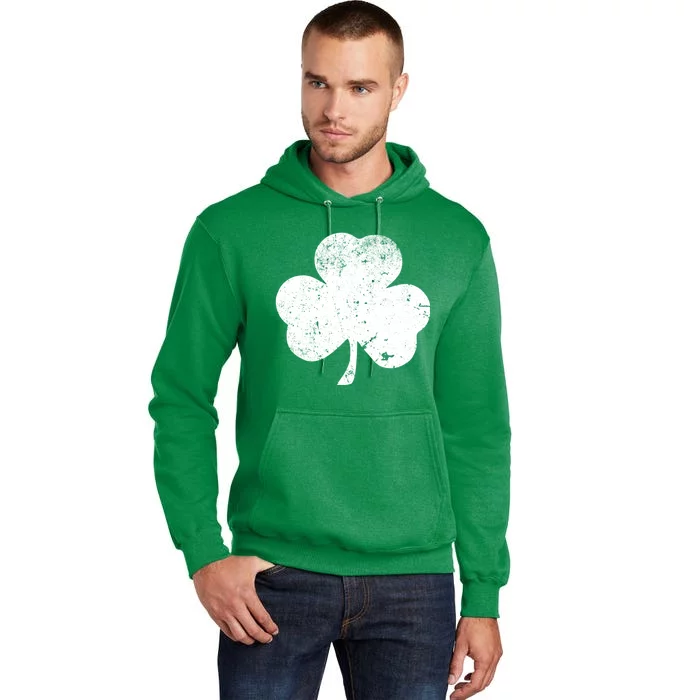 Retro Vintage Irish Distressed Shamrock St. Patrick's Day Tall Hoodie