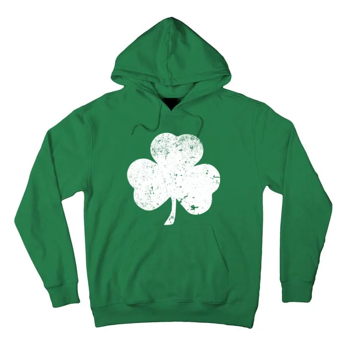 Retro Vintage Irish Distressed Shamrock St. Patrick's Day Tall Hoodie