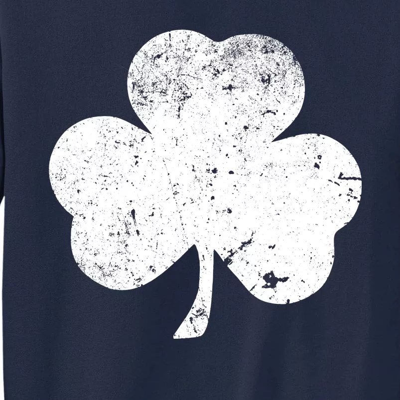 Retro Vintage Irish Distressed Shamrock St. Patrick's Day Tall Sweatshirt