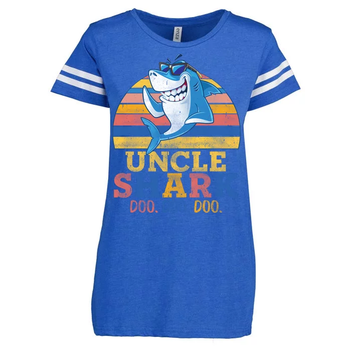 Retro Vintage Uncle Shark Doo Enza Ladies Jersey Football T-Shirt