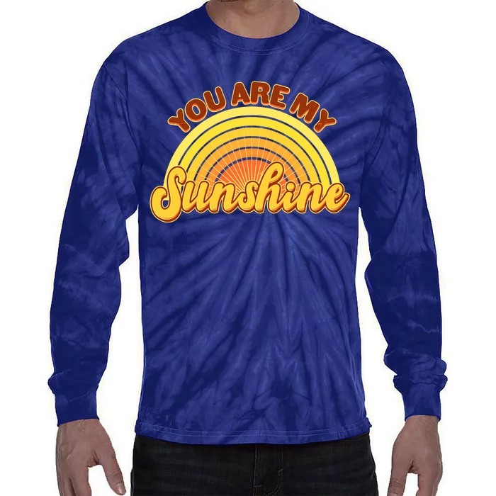 Retro You Are My Sunshine Sunbow Tie-Dye Long Sleeve Shirt