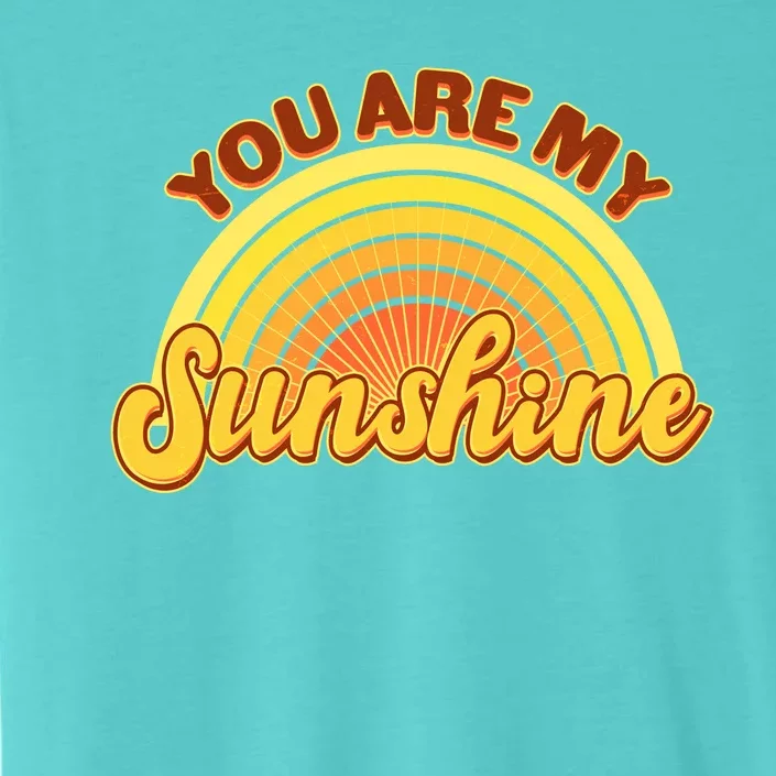 Retro You Are My Sunshine Sunbow ChromaSoft Performance T-Shirt